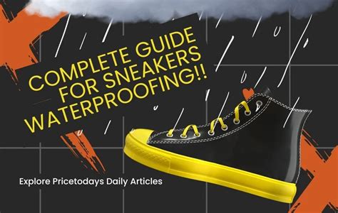 how to waterproof sneakers.